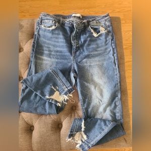 Vervet raw hem jeans